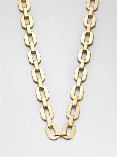 michael kors gold chain shirt|michael kors chain link necklace.